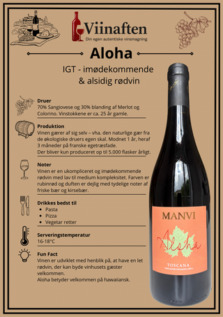 Vinkort: Aloha