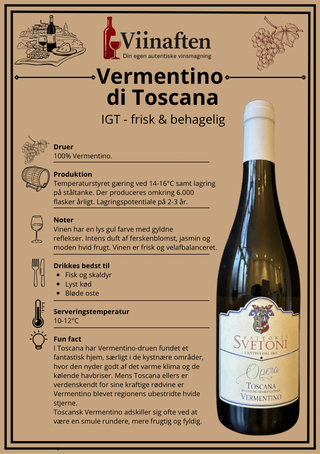 Vinkort: Vermentino